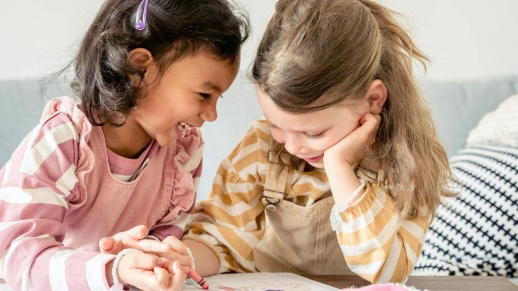 Giraffe or Wolf Language? How We Help Children Speak From the Heart 2 Two kids who speak from their heart